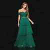 Elegant Mesh Tube Top Evening Dress - New French Style Celebrity Design