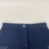 Dior Indigo Denim Mini Skirt 4SBM12SKTB Skirt 13 denimUsed