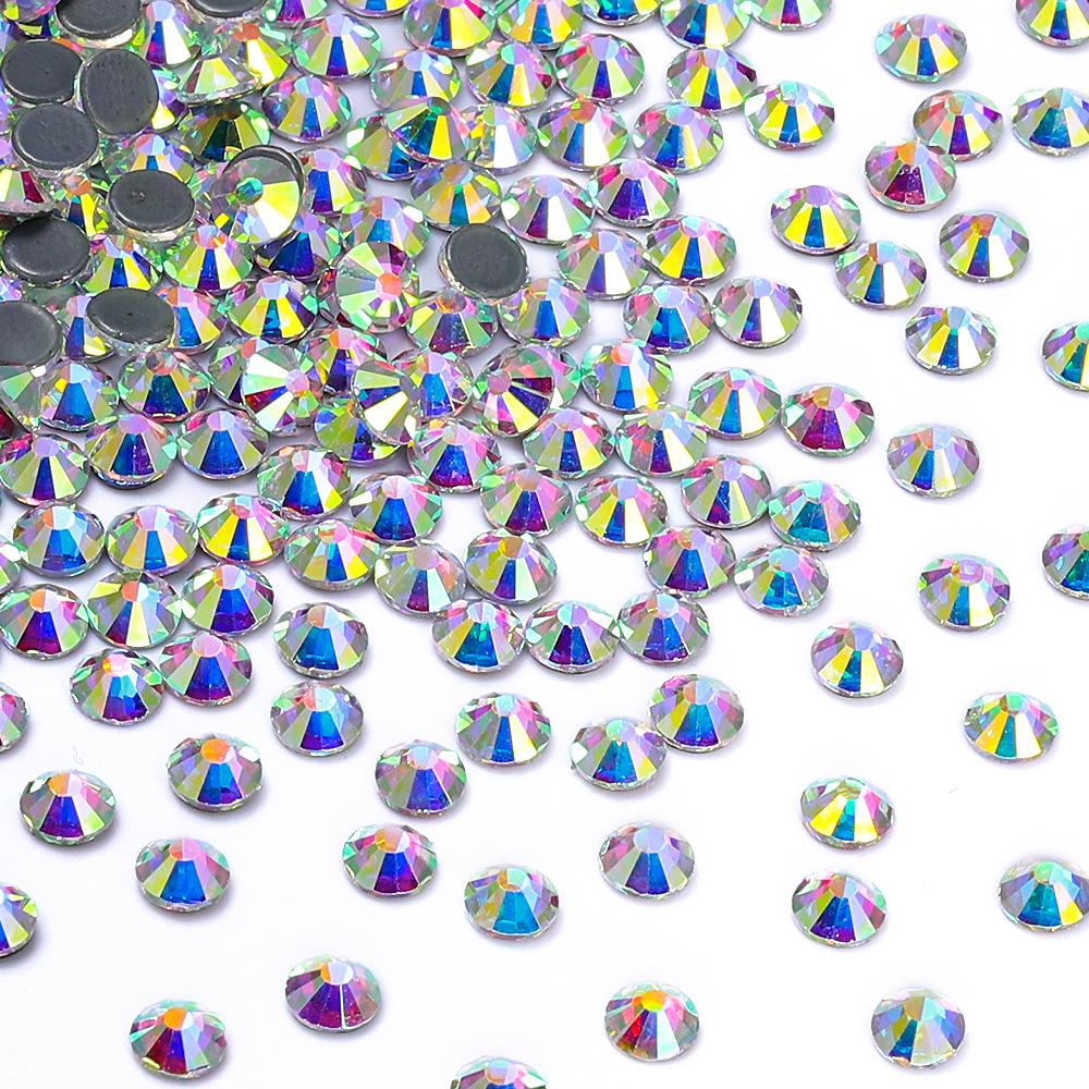 Hotfix Glass Rhinestone Crystal AB Effect High Quality Rhinestones Bulk Crystals Stones Garment Accessories for Clothing