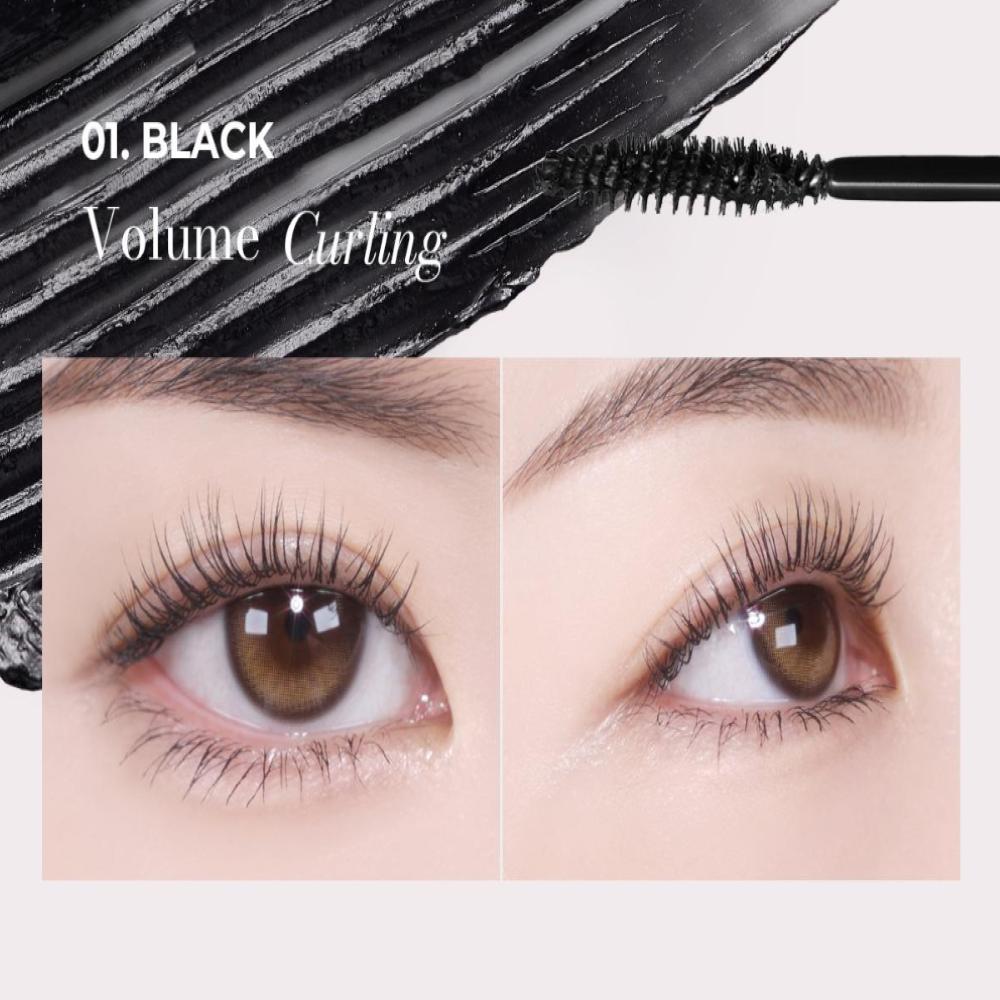 mude. Inspire Curling Mascara 8ml (Long Lash/Volume)