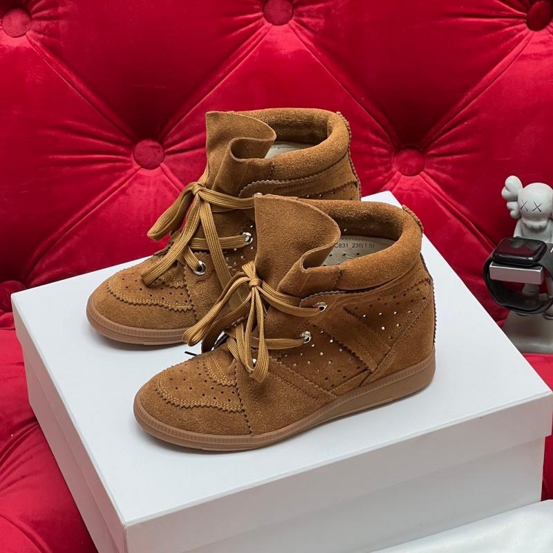 Женские повседневные туфли из натуральной кожи на шнуровке с высокой платформой и толстой подошвой для увеличения роста внутри 35 9490₽