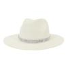 White Women Sun Hat Summer Wide Brim StrawTravel Beach Hats Big Size 60CM New Jazz Trilby Cap Chapeu Feminino Praia