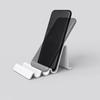 Ergonomic Multiple Angle Waving Shaped Desktop Stand for Mobile Phones E Books Portable ABS Construction Nonslip Base