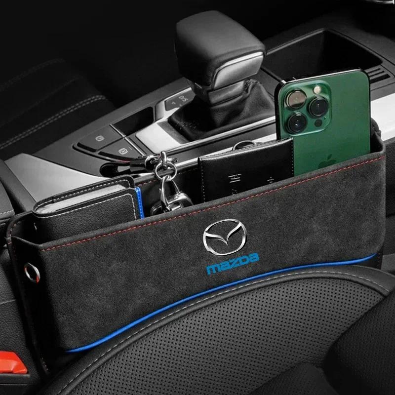AAGG1 For Mazda 2 3 5 6 SKYACTIV Axela Atenza CX30 CX5 CX8 CX9 MX5 RX8 RX7 BT50 Car Seat Gap Crevice Storage Box Interior Accessories