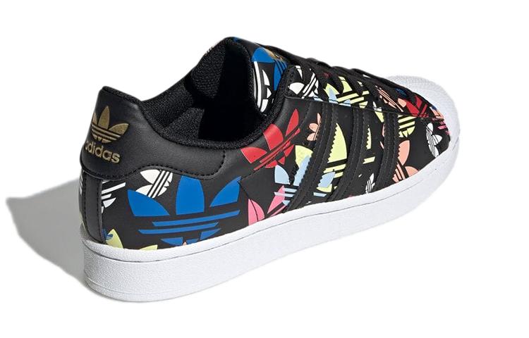 adidas Originals Superstar 'Allover Trefoil Black Multi' H00182