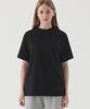PIANER Basic Slit Short Sleeve T-Shirt (Black)