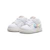 Nike Dunk Low TD Rainbow Lace Swoosh Baby Sneakers White Multi-Color Dark-Pony FQ1924-100