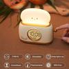 Night Light Alarm Clock Wake Up LED Nightlight Creative Cute Bedroom Bedside Electronic Desktop Clocks with Temperature Display