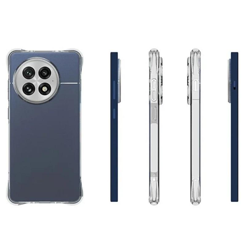 For OnePlus Ace 5 Pro 5G/OnePlus Ace 5 5G Clear TPU Case WANLONFENG TM Series 2.0mm Phone Back Cover