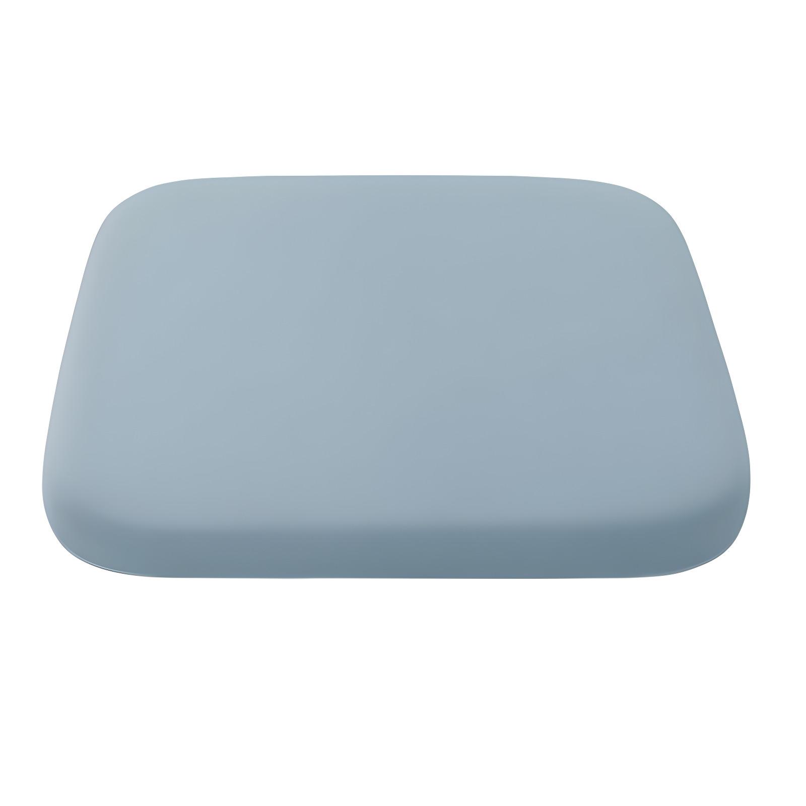 

Memory foam cushion office chair cushion buttocks sitting student summer cool cushion summer stool s 40x40x4CM Thickened синий