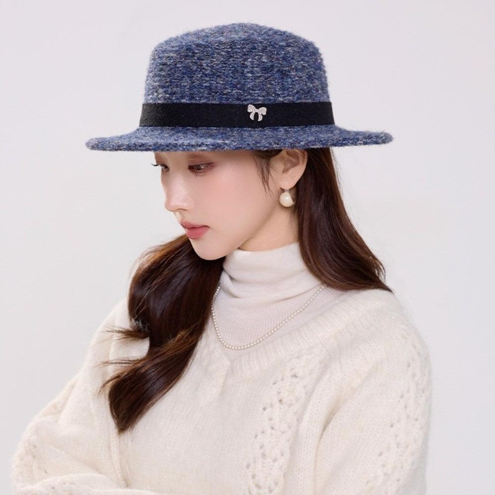 British Retro Women's Fedora Hat Fashion Commute Hat New Trilby Hat Daily Commute