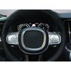 For Volvo S60 2019-2024 Matte Silver Steering Wheel Horn Button Ring Trim 1PCS
