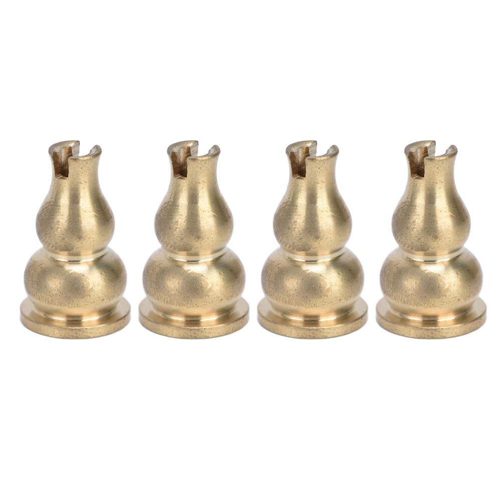 10pcs 0.24in Brass Incense Holder Brass Household Aromatherapy Seat Tea House Display