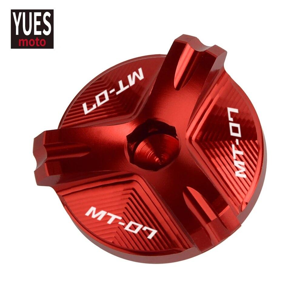 Motorrad CNC Motoröl Einfüllbecher Stopfen Abdeckung Kappe Schraube Für YAMAHA MT07 MT 07 2014 2015 2016 2017 2018    2022