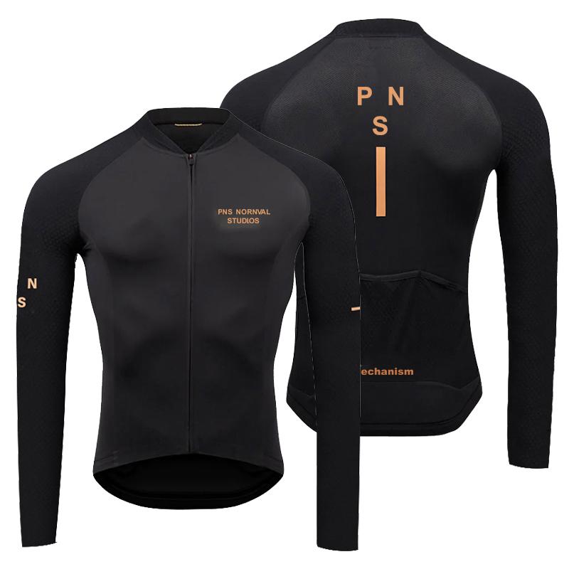 

Pns 2025 Team Cycling Jersey Set Long Sleeve Mountain Bike Clothes Wear Maillot Ropa Ciclismo Racing Bicycle Cycling Clothing S