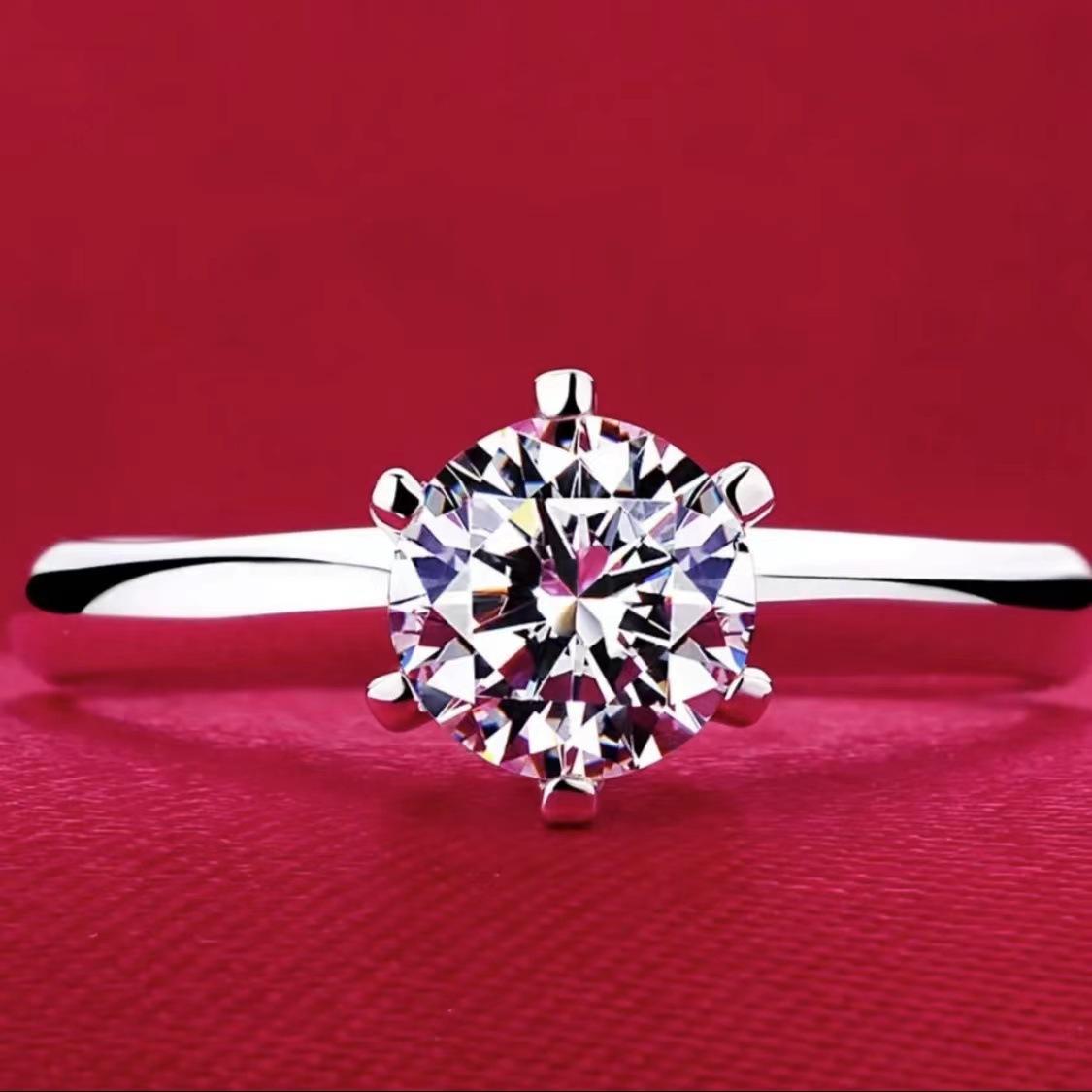 

New Ring Heart 925 sterling Copper Belle Ring CZ zircon Fit original Ring Crown Princess ring for women Zircon Love gift
