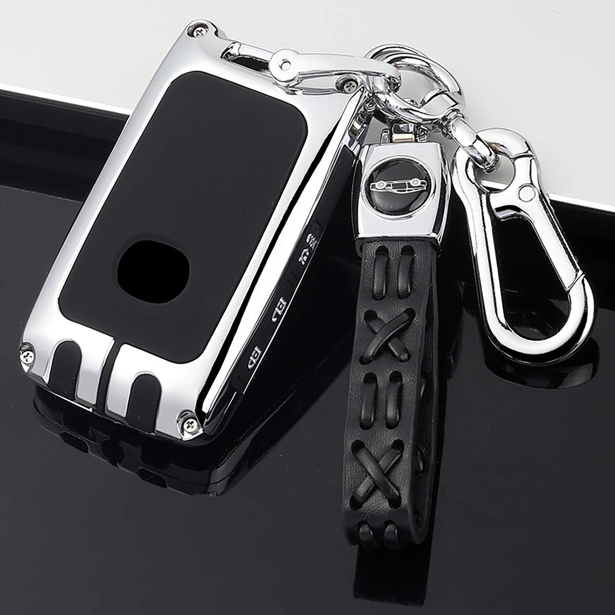 

[Deyou] mazda3 Mazda 3 Car Dedicated Aviation Zinc Alloy Silica Key Case Key серебряный