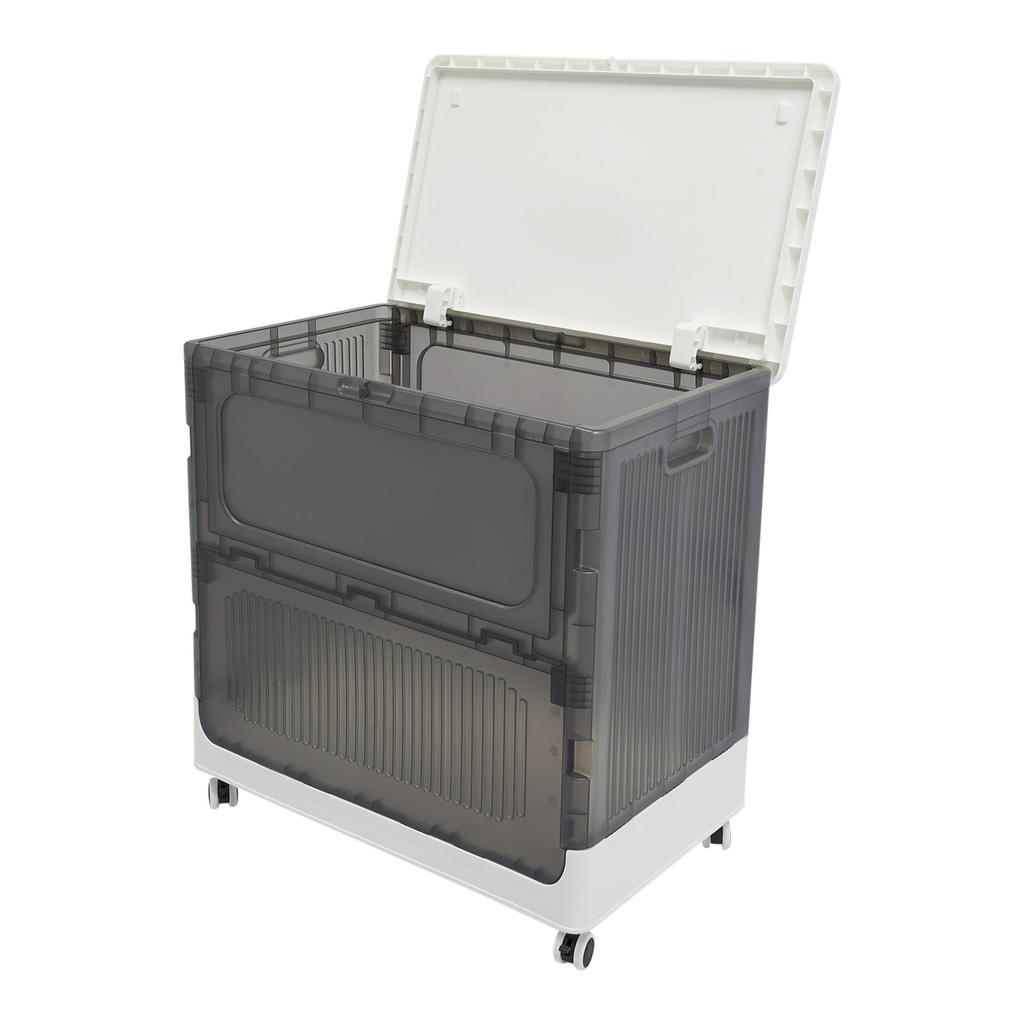 Large Capacity Clothes Basket, Rolling Laundry Basket, Collapsible Laundry Basket Injection-molded HIPS and PP for Families