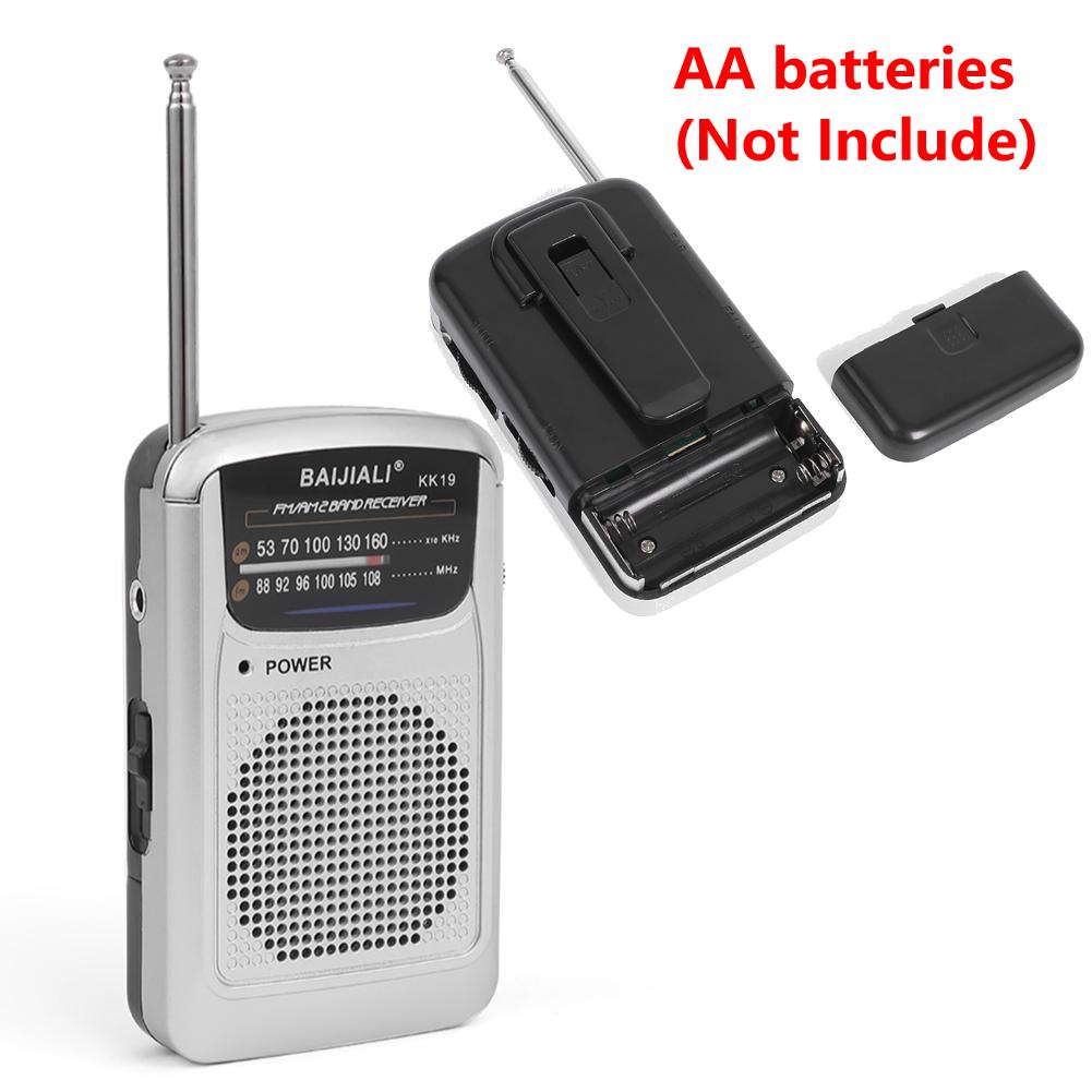 New Pocket Radio FM AM SW Radio Built-in Speaker Pointer Pocket Radio Type-C Rechargeable with HD Display Screen for Elder Radio