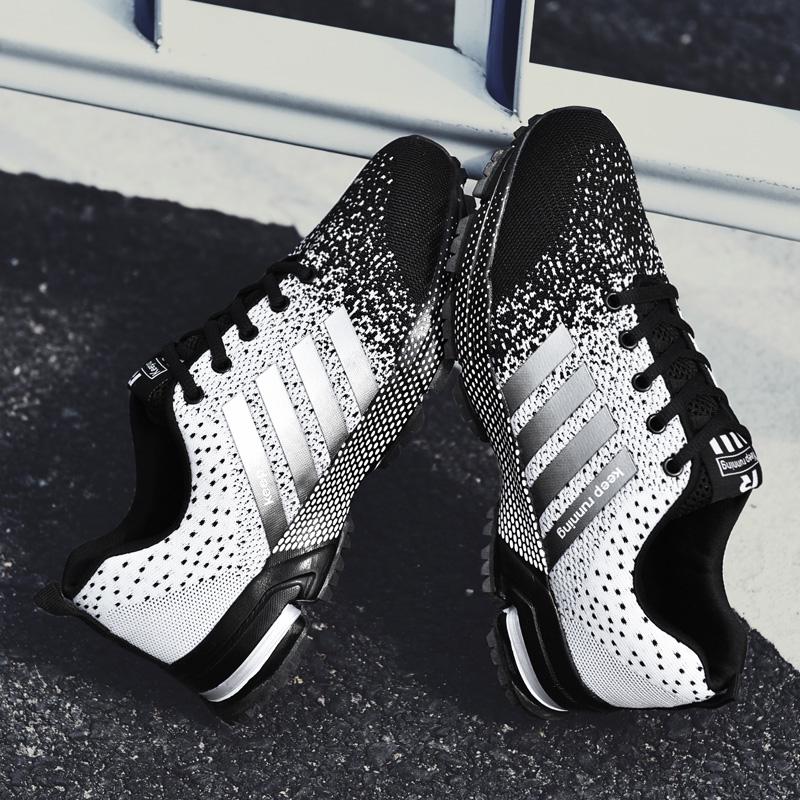 Zapatos deportivos transpirables ultraligeros para hombre y mujer, cómodas zapatillas de deporte de malla 35-47