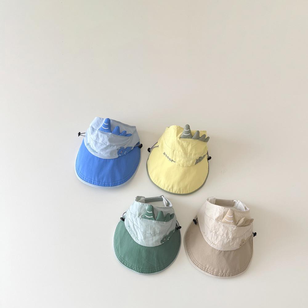 Summer Baby Hat with Large Brim Duckbill Design Quick-Drying Sunscreen Sunshade Empty Top Cap for Children