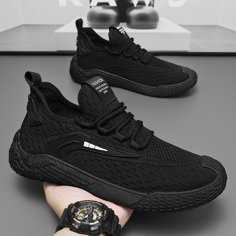 

Men s shoes summer new breathable fly-woven mesh shoes men s trend versatile sports shoes casual 44