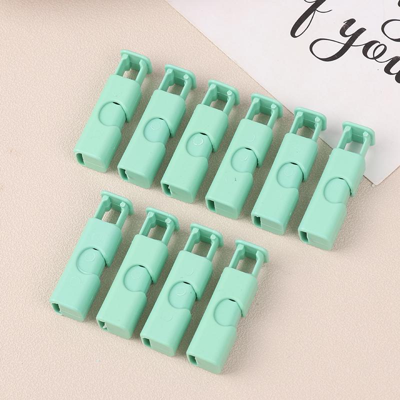 10pcs Food Sealing Clips Portable Kitchen Storage Food Snack Seal Sealing Bag Clips Sealer Clamp Plastic Tool Kitchen Accessorie
