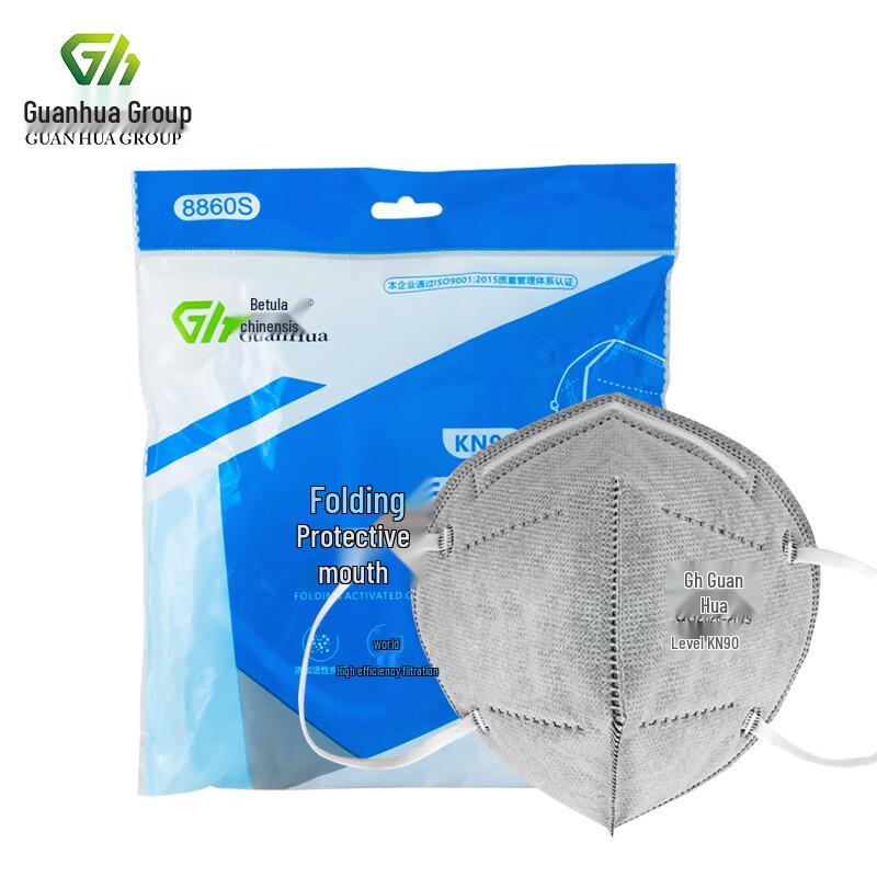 Guanhua 8860S KN90 Activated Carbon Ear-Loop Face Mask