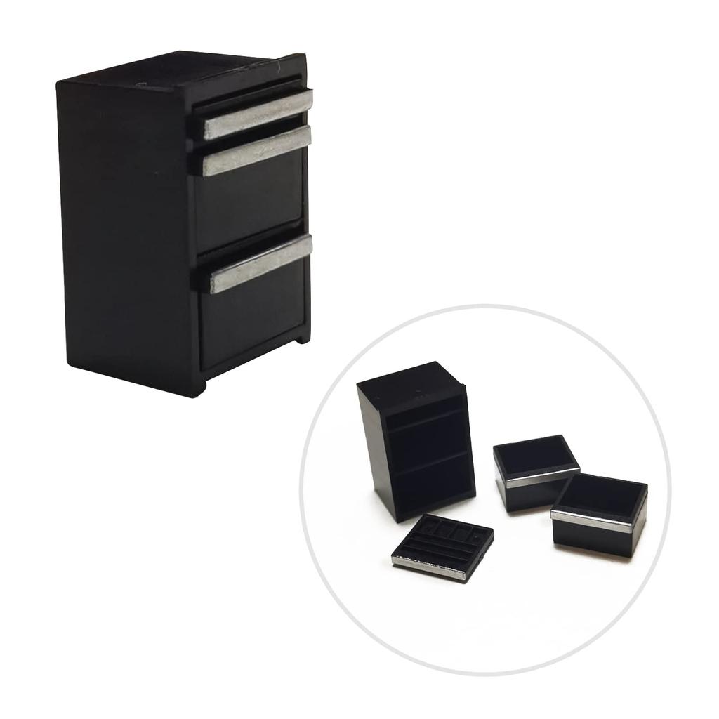 ARCADORA Garage Repair Tool Set ABS Model Car Display Geometric Black 1/64