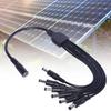 1 to 6 Solar Charging Cable 5.5x2.1mm 5.5x2.5mm for Efficient Outdoor Power Connection Power Supply Splitter Cord