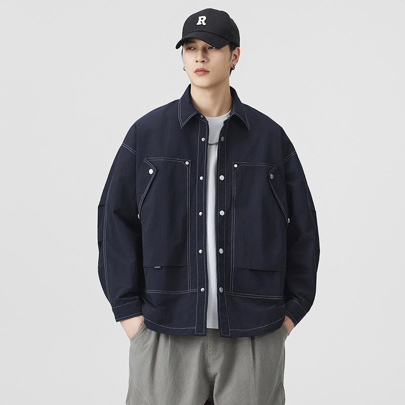 Jacket Men's Color Blocking 2025 Autumn and Winter New Men's Youth Windproof Fashion Casual Top Jacket Trend