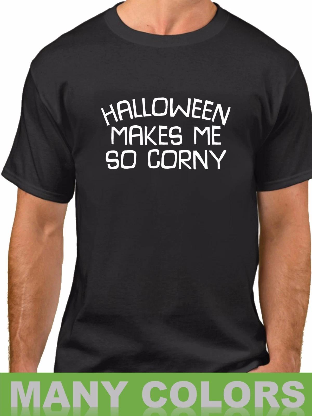 Halloween Make Me So Corny T-Shirt Halloween Costume Shirt Tee Short Sleeve 4XL