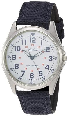 Ceas analogic impermeabil cu curea din piele albă [Citizen Q&Q] QB38-314 pentru bărbați