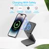 3 In 1 Magnetic Wireless Charger Stand Macsafe for iPhone 15 14 13 12 Apple Watch 8 7 6 Airpods Pro Fast Charging Dock Station