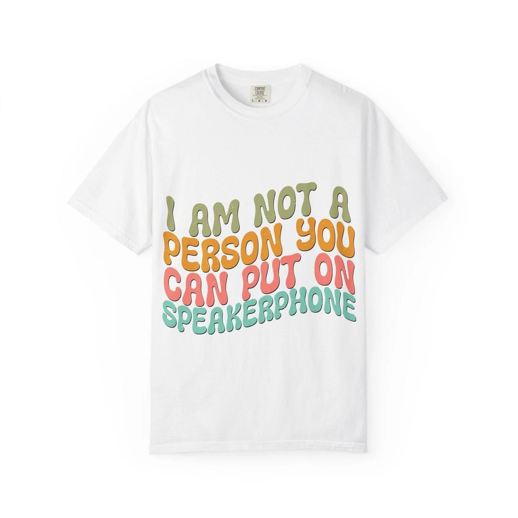 Camiseta con Altavoz, Camiseta Gráfica Divertida, Regalo para Amigos