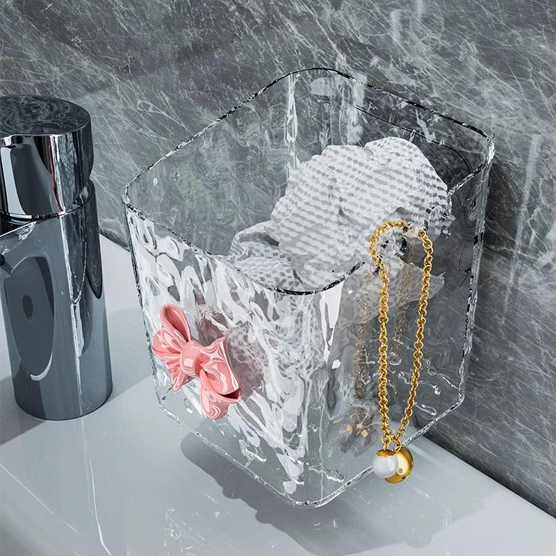 Nástěnný držák na žínky a zubní kartáčky - Úložný box bez nutnosti vrtání