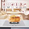 Corning VISIONS Diamond Amber Glass Casserole Pot