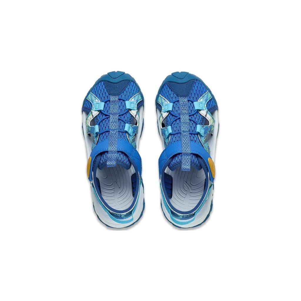 Li Ning Childrens Trekking 1.5 Comfortable Breathable Lightweight Sandals Kids Sandals Blue YKUT016-7