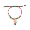 Luminous Christmas Snowflake and Santa Claus Women's Bracelet - Perfect Holiday Gift