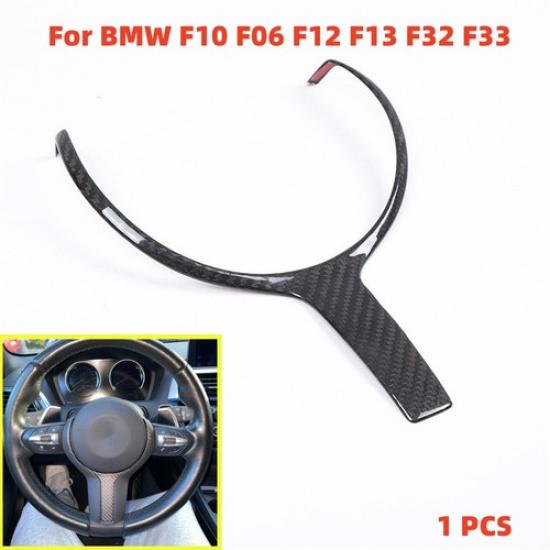 ABS Carbon Fiber Look Steering Wheel Trim For BMW M-Sport F10 F06 F12 F13 F32/33