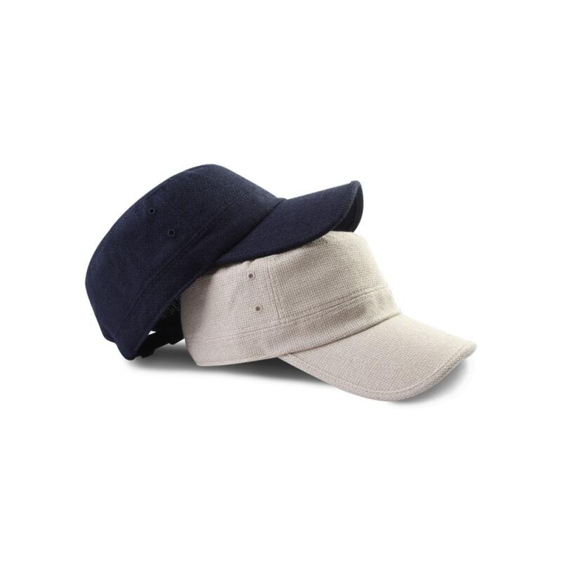 Oversized linen ball cap, lightweight mesh summer military cap XL