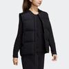 Adidas FW22 Solid Casual Down Vest Women Outerwear Black H23077
