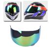 Universal Helmet Visor Wind Shield Anti Scratch with Anti Fog Film Protector Fit for K3SV K5(Colorful )