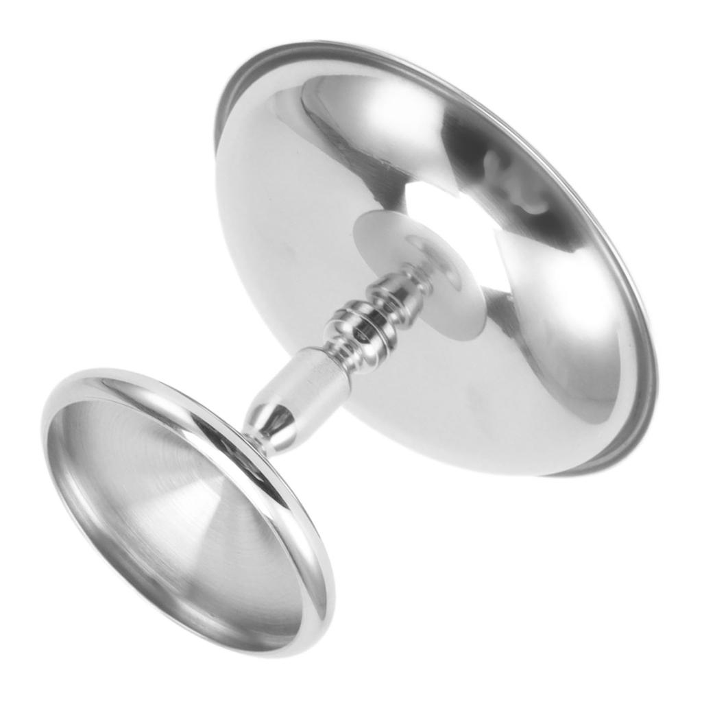 304 Stainless Steel Dessert Cup Vintage Durable Pudding Milk Jelly Ice Cream Cup Bowl for Cafe