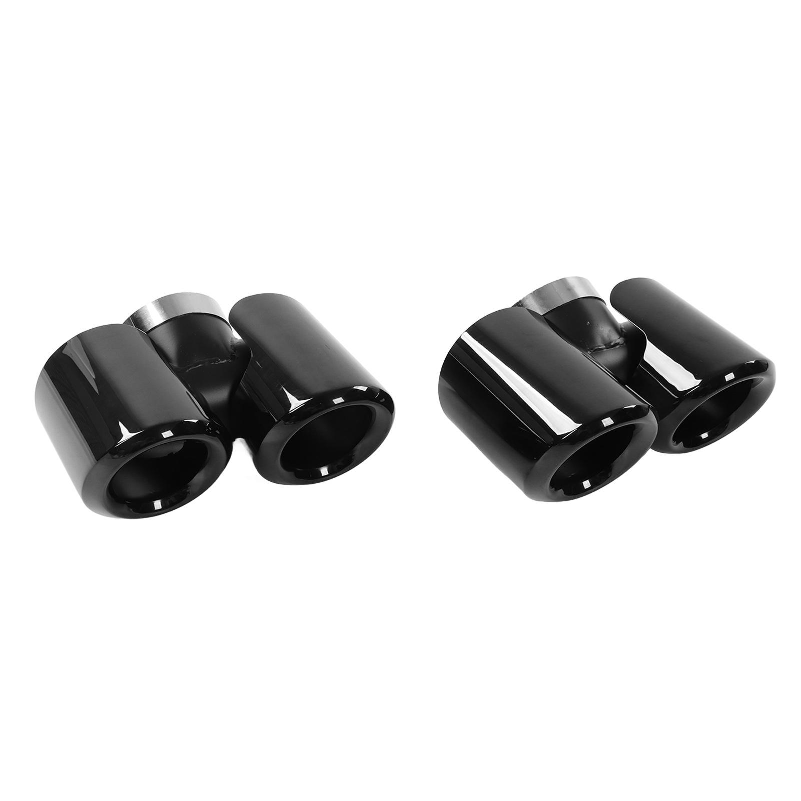 Punta di scarico quadrupla in acciaio inossidabile e fibra di carbonio, ricambio per Land Rover Defender 90 110 L663 3.0T 2020+