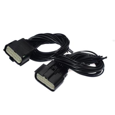 2 Pcs 16 Pins Headlight Connector Pigtail 68202814Aa For Jeep Grand Cherokee Xenon Srt Hid