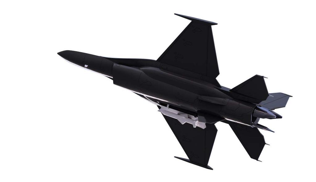 HMA Mobile Police Patlabor 2 the Movie F-16 Modified Knight Falcon 1/144 Scale Plastic Model
