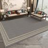 Luxury-lite New Chinese-style Plush Carpet for Tea Table, Waterproof, Stain-resistant and Easy to Clean, Bedroom Floor Mat