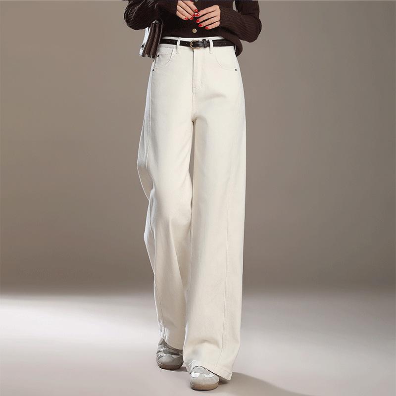 

Off-white Women s Spring 2026 Wide-leg Jeans - High-end, Slim, Floor-length Pants L /28 [Recommended 105-115 lbs]