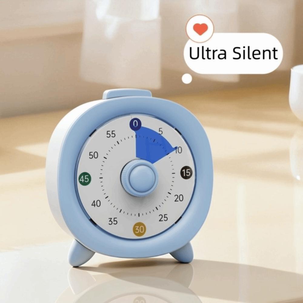 60 Minutes Visual Timer Round/Square Kitchen Timer Countdown Alarm Clock  Reading Room